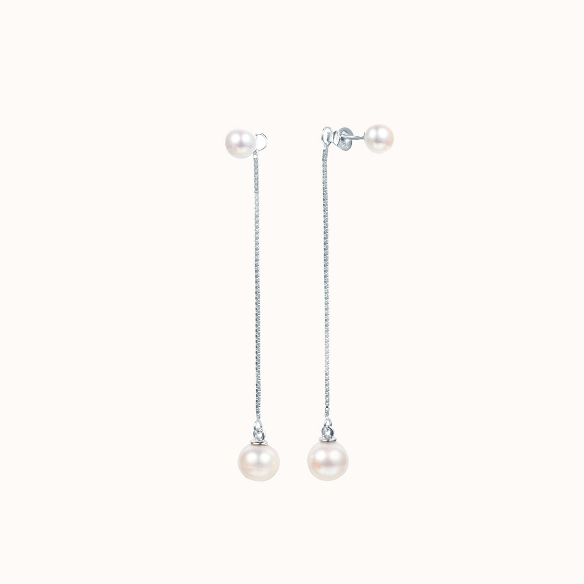 Gentle Pearl Dangle Earrings - JESCOJES