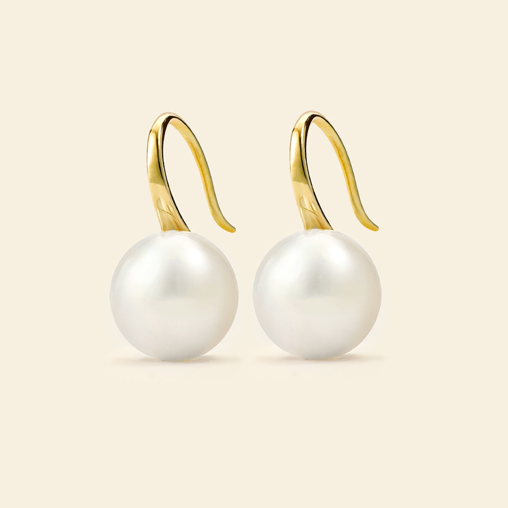 JESCOJES Charming Akoya Pearl Drop Earrings