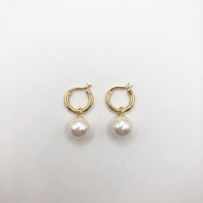 JESCOJES Elegant Multi-Wear AAAA Pearl Drop Earrings