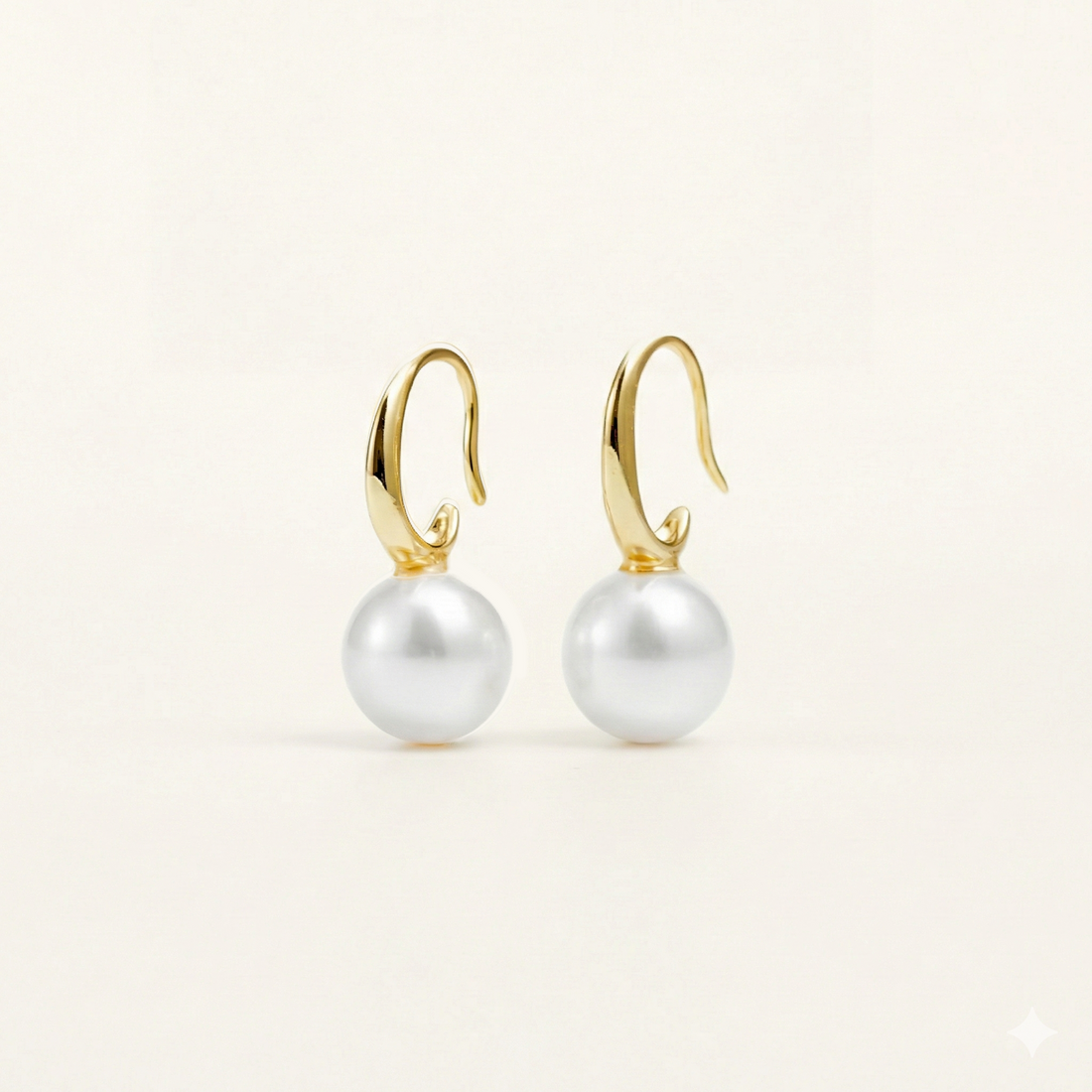 JESCOJES Charismatic AAAA Akoya Pearl Drop Earrings