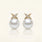Yellow Gold-plated Sterling Silver / AAA / White