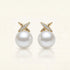 JESCOJES The Crossroads | Pearl Stud Earrings