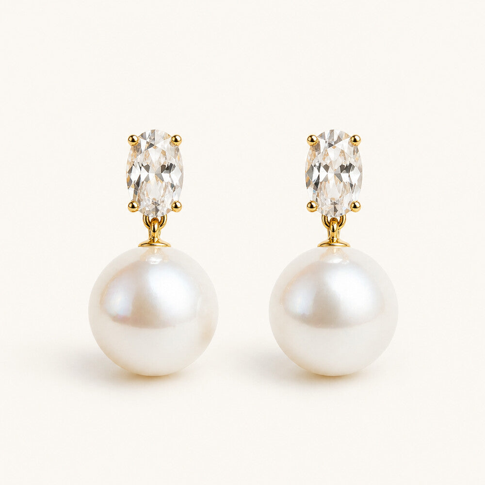 JESCOJES The Ovale | Aurora Pearl Earrings