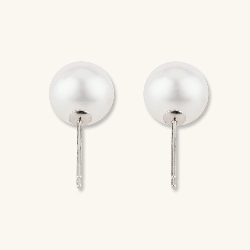 JESCOJES Elegance AAA Freshwater Pearl Stud Earrings