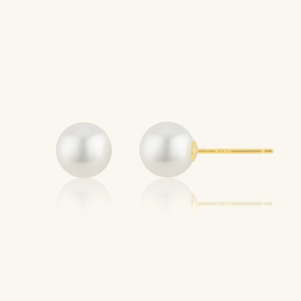 JESCOJES Elegance AAA Freshwater Pearl Stud Earrings