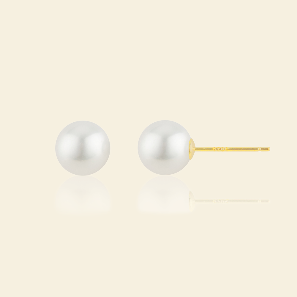 JESCOJES Elegance AAA Freshwater Pearl Stud Earrings