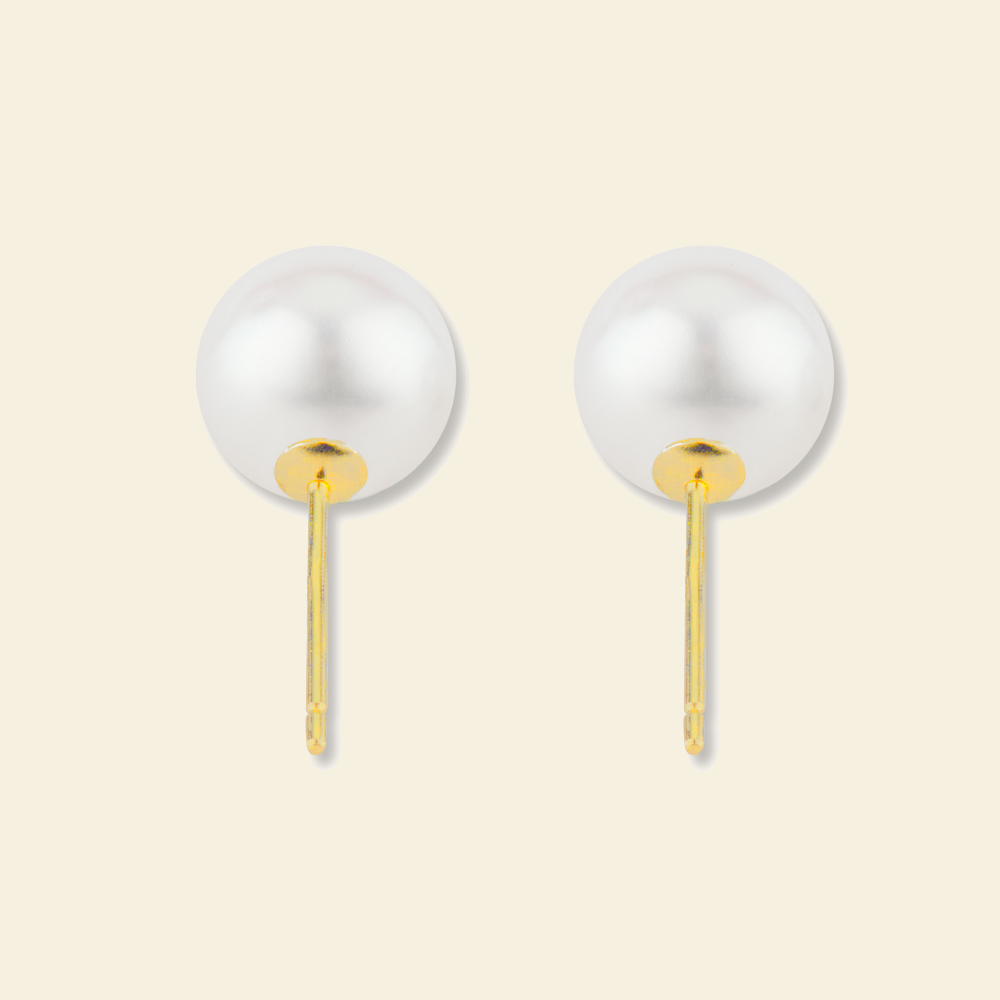 JESCOJES Elegance AAA Freshwater Pearl Stud Earrings