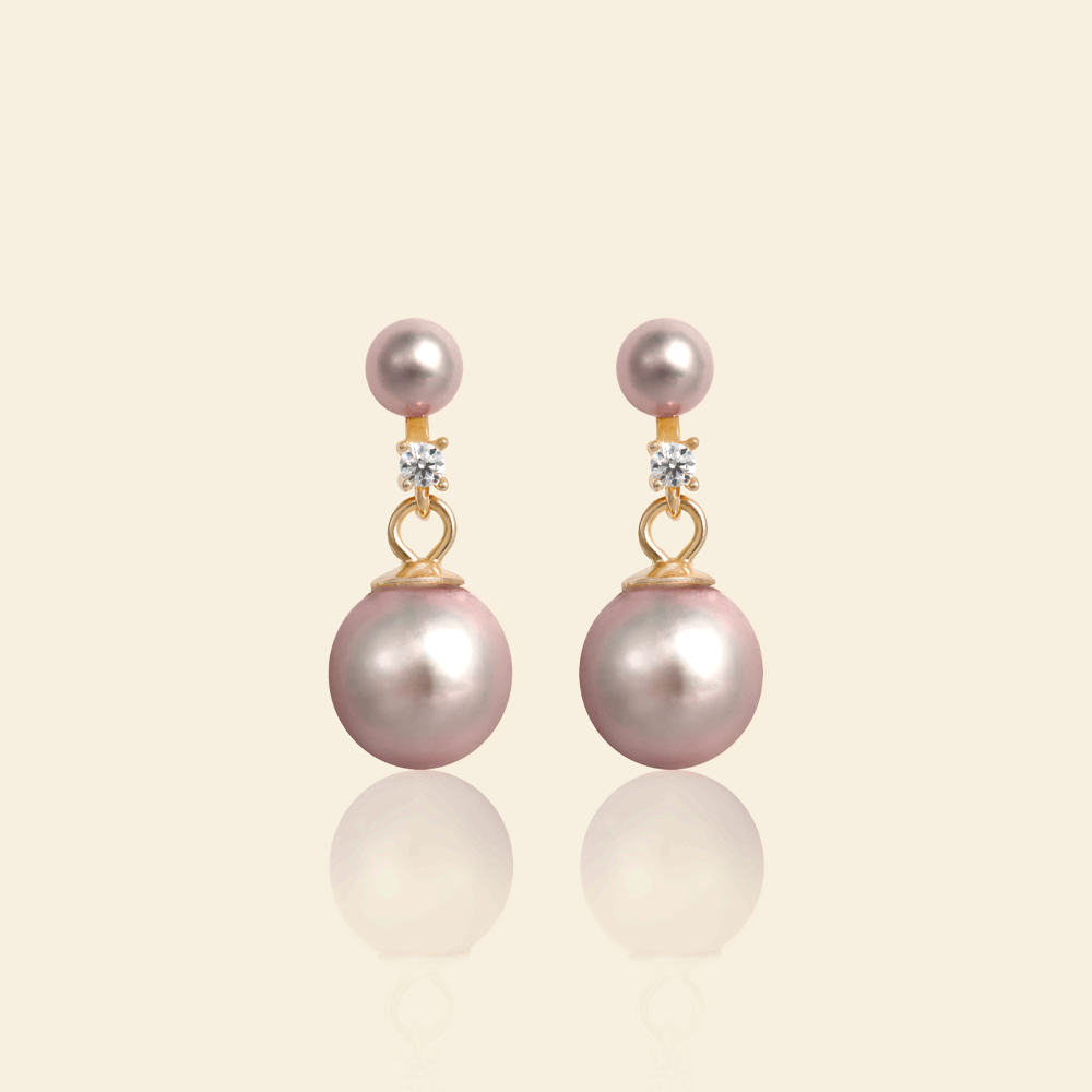 JESCOJES Luminous AAAA Pearl Earrings