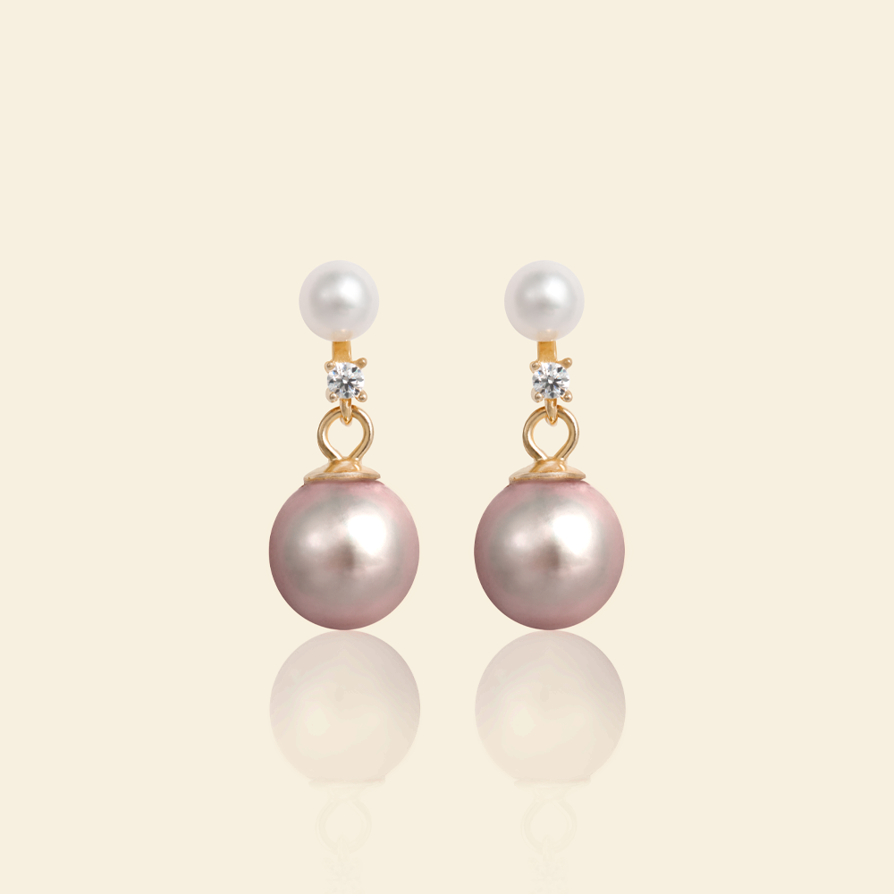 JESCOJES Luminous AAAA Pearl Earrings