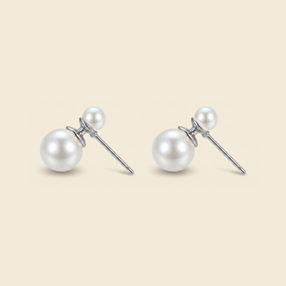 JESCOJES Duo Elegance Akoya Pearl Earrings