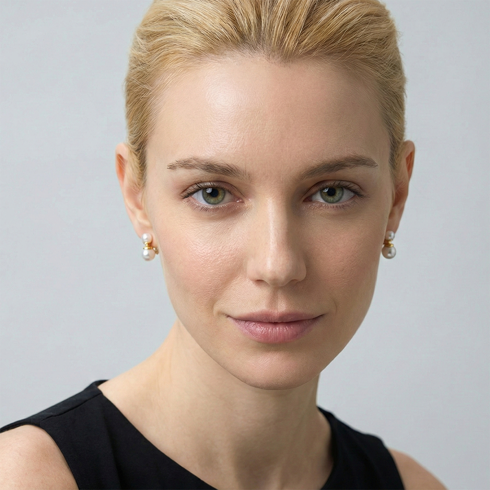 JESCOJES Duo Elegance Akoya Pearl Earrings