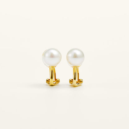 Charming Freshwater Pearl Clip-on Earrings - JESCOJES