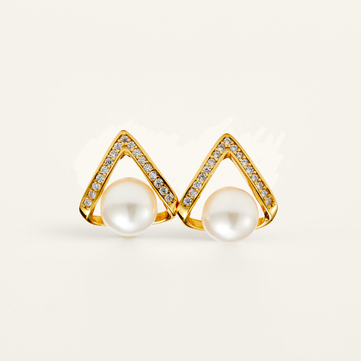 Charming Freshwater Pearl Stud Earrings - JESCOJES