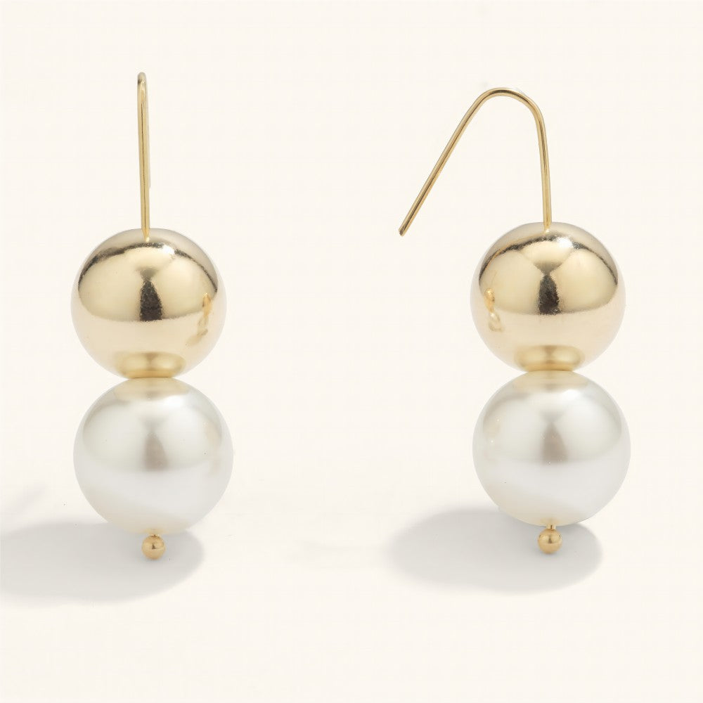 Elegant Pearl Drop Earrings