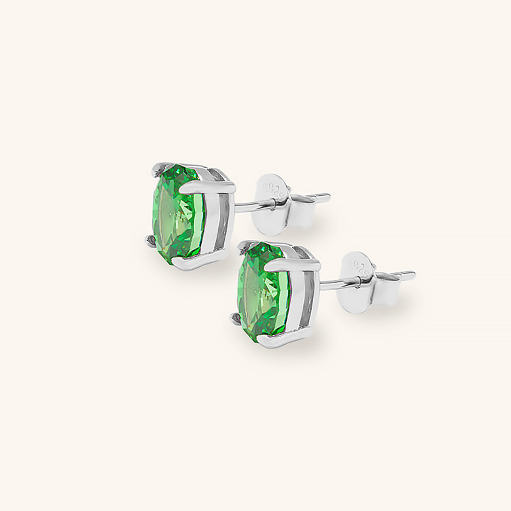 Harmony Oval Stud Earrings