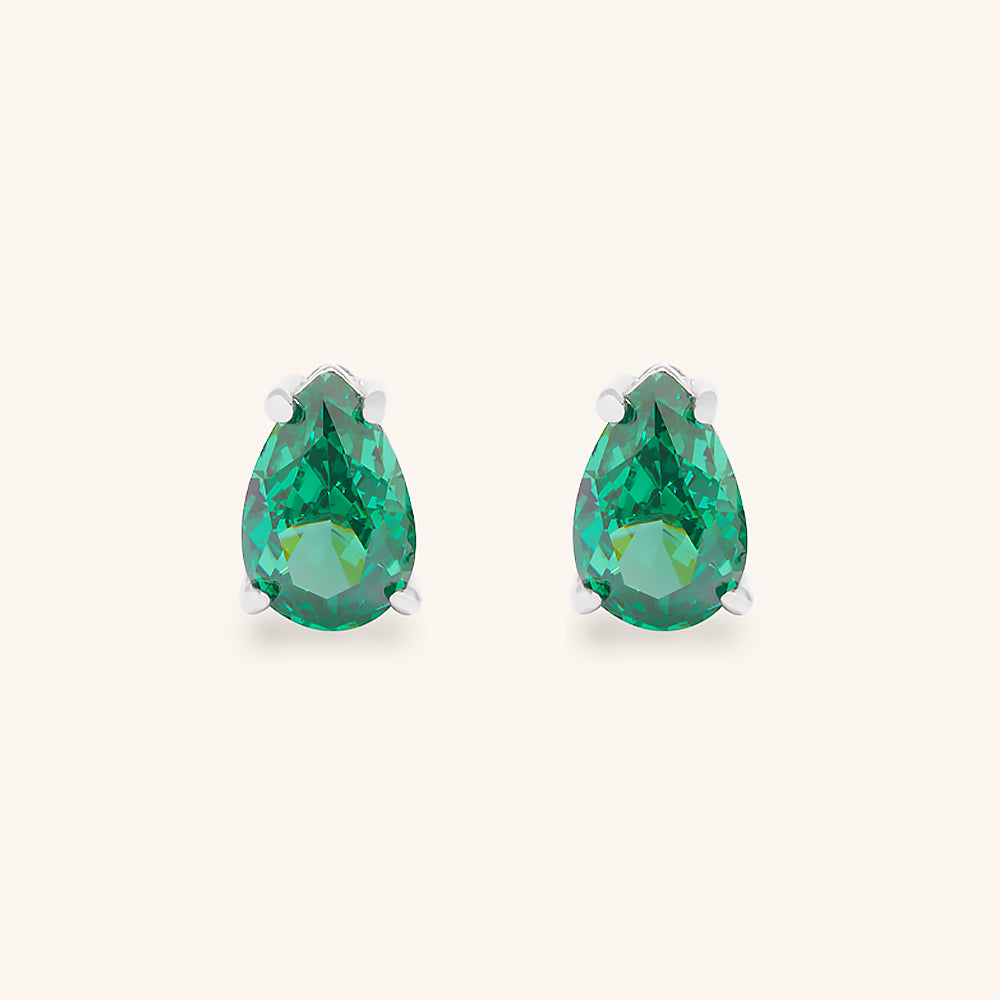 Vibrant Water Drop Stud Earrings - JESCOJES