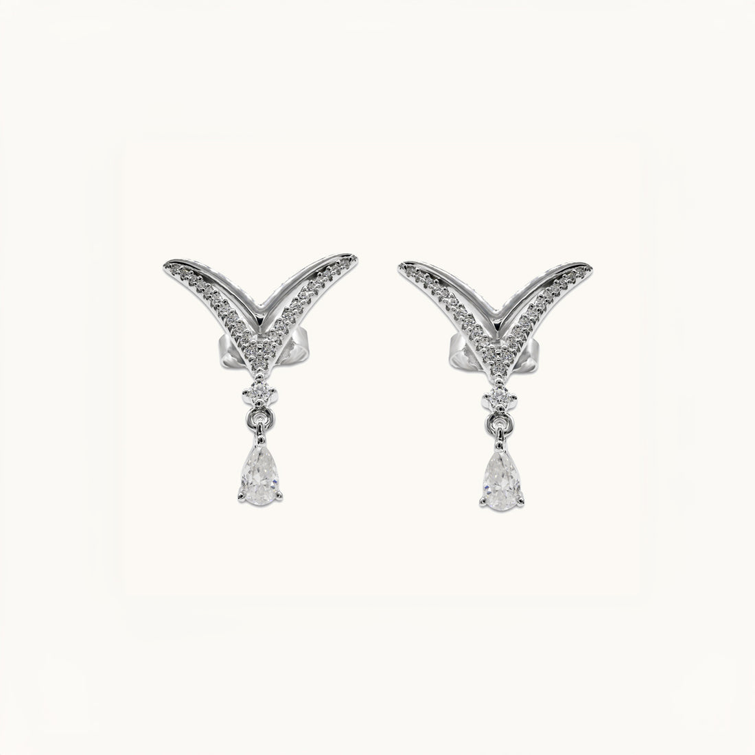 Youth Moissanite Drop Earrings - JESCOJES