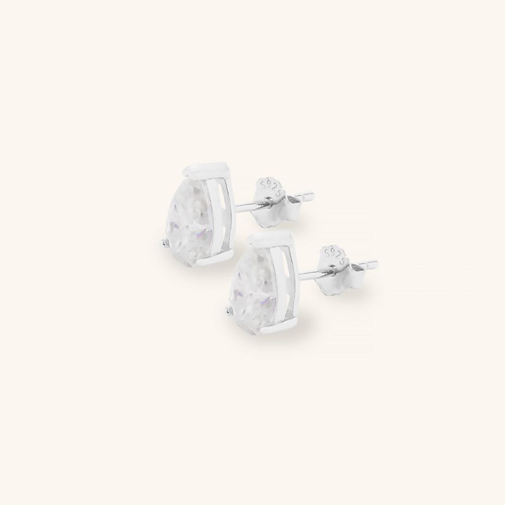 Classic Water Drop Premium Moissanite Stud Earrings - JESCOJES