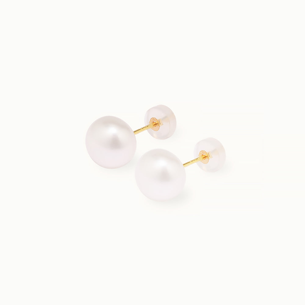 Freshwater Pearl Stud Earrings 8mm