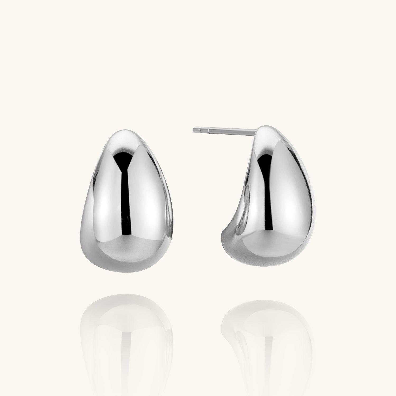 Shining Dôme Hoop Earrings