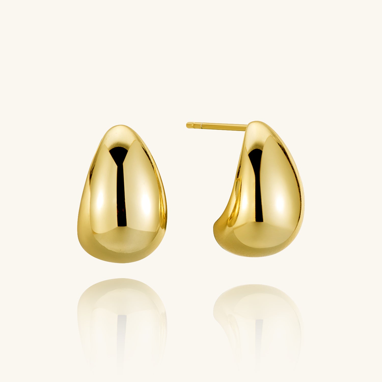 Shining Dôme Hoop Earrings