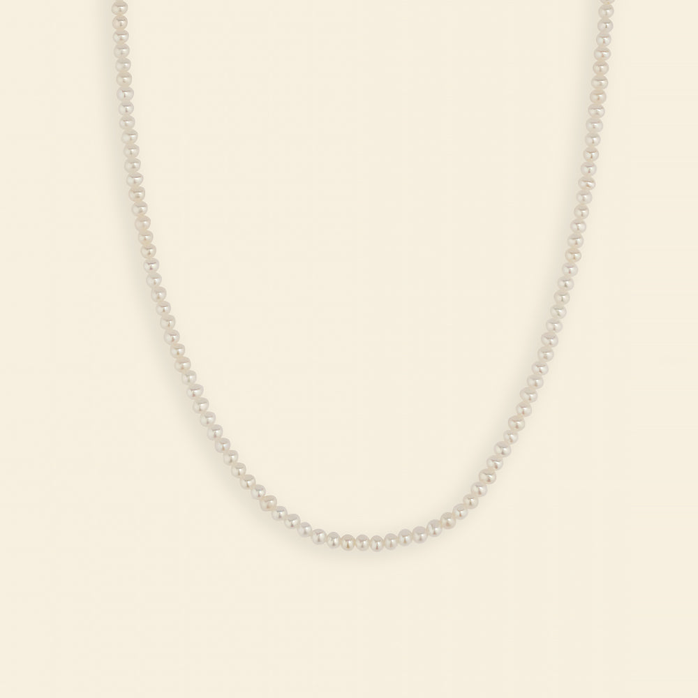 Charming Freshwater Pearl Strand Necklace 3.5-4mm 16&quot;-18&quot;