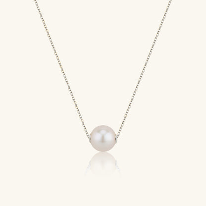 JESCOJES Solitaire AAAA Pearl Pendant Necklace