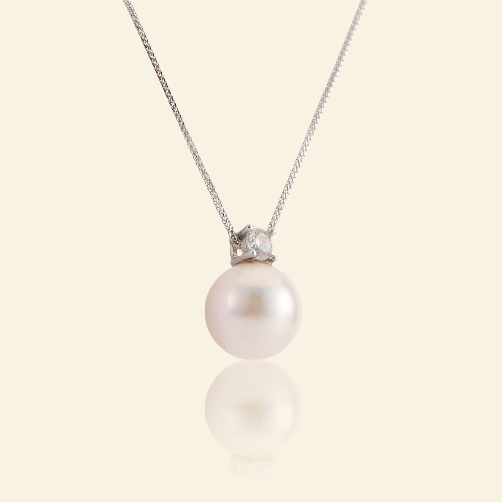 JESCOJES Noble AAAA Freshwater Pearl Pendant Necklace