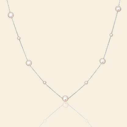 JESCOJES Starry Night AAA Freshwater Pearl Necklace