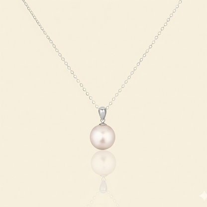 JESCOJES Lustrous AAAA Pearl Pendant Necklace
