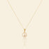 JESCOJES Shining South Sea Gold Pearl 18K Gold Pendant Necklace