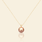 Orange / Premium | 8mm AAAA Pearl + Medium Gold Chain