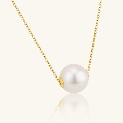 JESCOJES Solitaire AAAA Pearl Pendant Necklace
