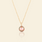 Orange / Premium | 8mm AAAA Pearl + Medium Gold Chain