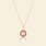 Champagner / Premium | 8 mm AAAA Perle / Gelbgoldplattiertes Sterlingsilber