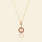 Orange / Premium | 8mm AAAA Pearl + Medium Gold Chain