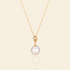 JESCOJES Lustrous AAAA Pearl Waterdrop Pendant Necklace