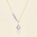 Violet / Sterling Silver Plated 18K Gold