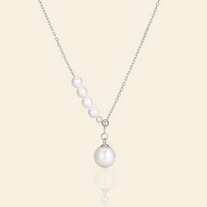 JESCOJES Luminous AAAA-Grade Pearls Pendant Necklace