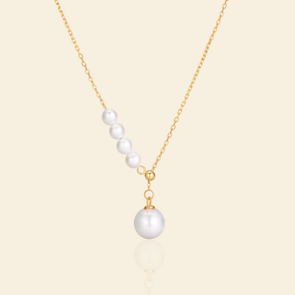 JESCOJES Luminous AAAA-Grade Pearls Pendant Necklace