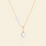 White / Sterling Silver Plated 18K Gold