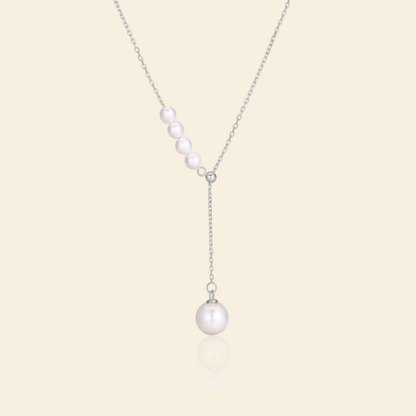 JESCOJES Luminous AAAA-Grade Pearls Pendant Necklace