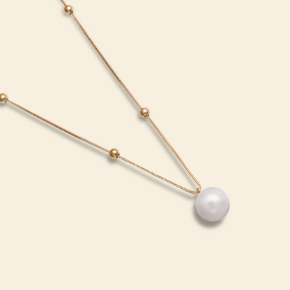 JESCOJES Elegant Beauty AAAA-Grade Pearl Pendant Necklace