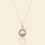 Violet / Premium | 8mm AAAA Pearl + Medium Gold Chain