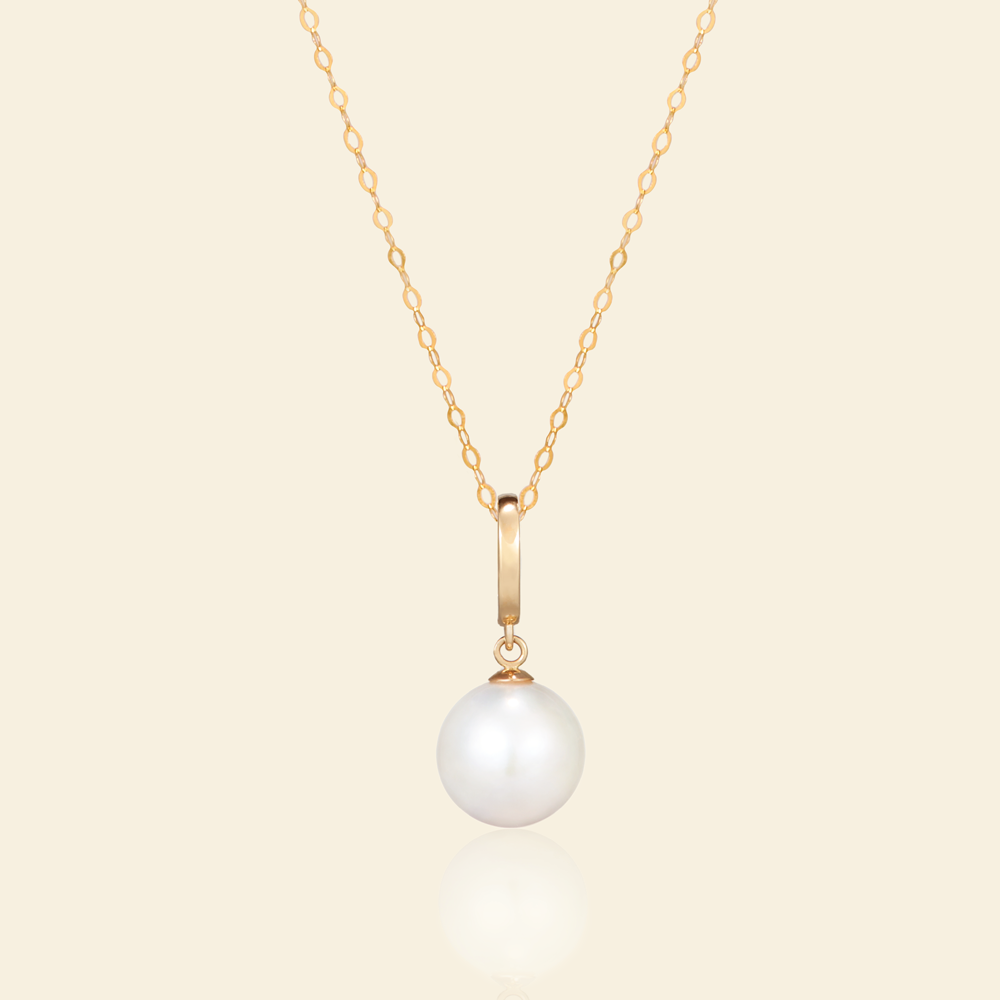JESCOJES Elegant Pearl Pendant Necklace