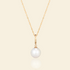 JESCOJES Elegant Pearl Pendant Necklace
