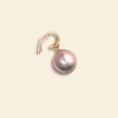 JESCOJES Elegant Pearl Pendant Necklace - Violet