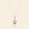 Lavendel / Gelbvergoldetes Sterlingsilber / Premium | 8 mm AAAA-Perle