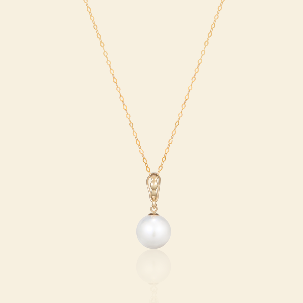 JESCOJES Noble Pearl Pendant Necklace