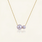 Sterling Silver Plated 18K Gold / Violet